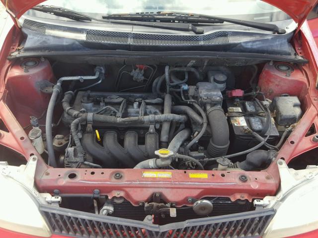 JTDBT1232Y0080085 - 2000 TOYOTA ECHO RED photo 7