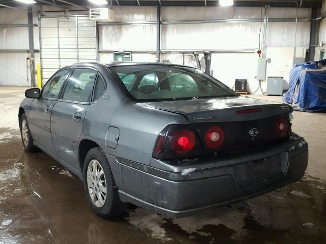 2G1WF52E849412931 - 2004 CHEVROLET IMPALA 灰色 照片 3
