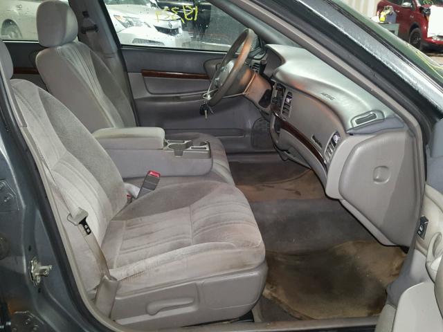 2G1WF52E849412931 - 2004 CHEVROLET IMPALA GRAY photo 5