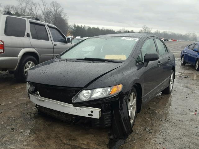 1HGFA16887L100805 - 2007 HONDA CIVIC EX შავი ფოტო 2