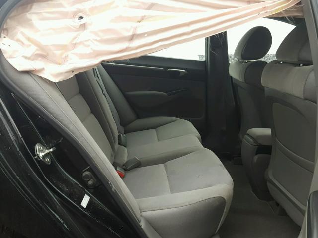 1HGFA16887L100805 - 2007 HONDA CIVIC EX შავი ფოტო 6