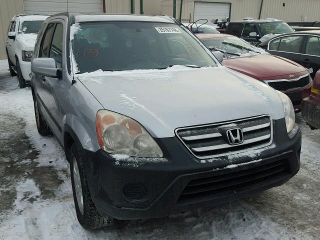 SHSRD78825U301787 - 2005 HONDA CR-V EX SILVER photo 1