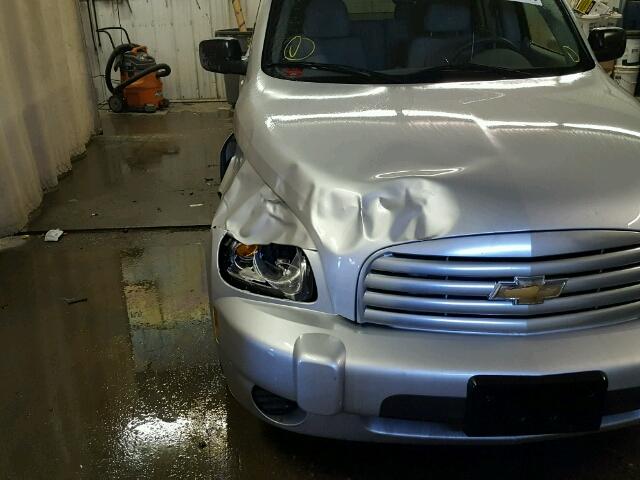 3GNBAADB5AS640780 - 2010 CHEVROLET HHR LS SILVER photo 10