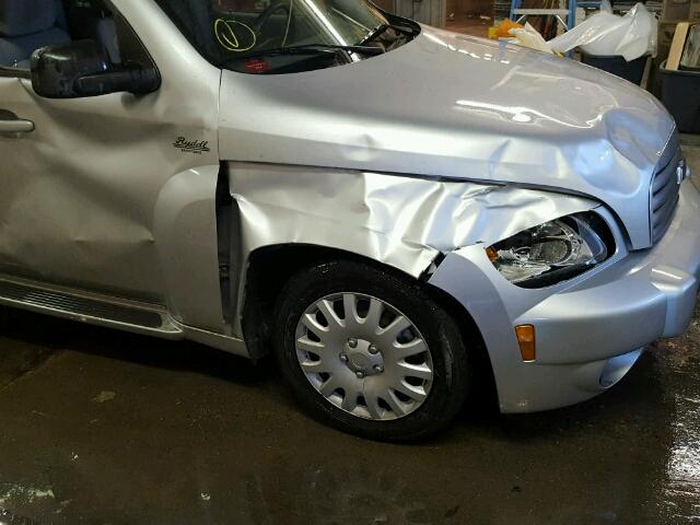 3GNBAADB5AS640780 - 2010 CHEVROLET HHR LS SILVER photo 9