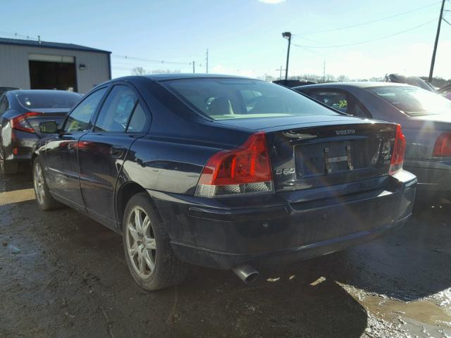 YV1RH592262527496 - 2006 VOLVO S60 2.5T BLUE photo 3