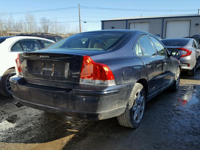 YV1RH592262527496 - 2006 VOLVO S60 2.5T BLUE photo 4