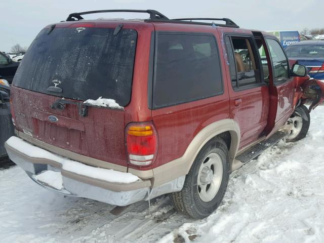 1FMZU34E2XZA67462 - 1999 FORD EXPLORER RED photo 4