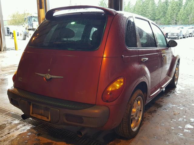 3C8FY4BB21T516615 - 2001 CHRYSLER PT CRUISER RED photo 4