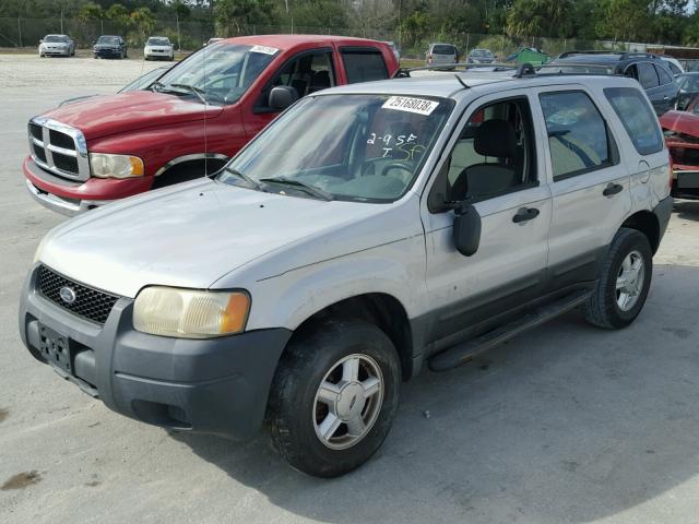 1FMYU02133KB45681 - 2003 FORD ESCAPE XLS GRAY photo 2