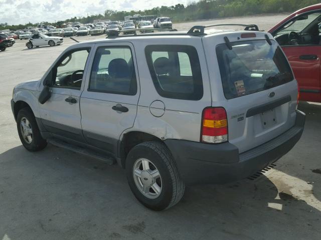 1FMYU02133KB45681 - 2003 FORD ESCAPE XLS GRAY photo 3