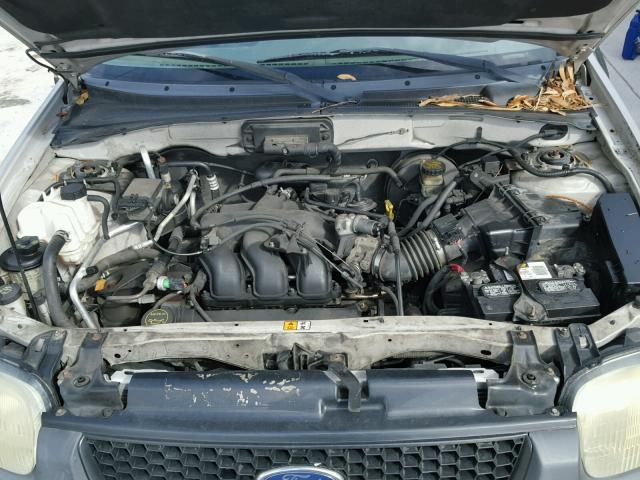 1FMYU02133KB45681 - 2003 FORD ESCAPE XLS GRAY photo 7