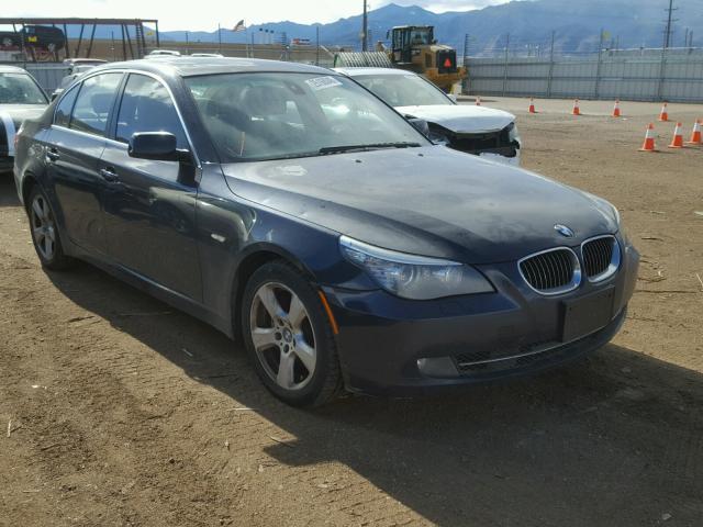 WBANV93548CZ66930 - 2008 BMW 535 XI BLUE photo 1