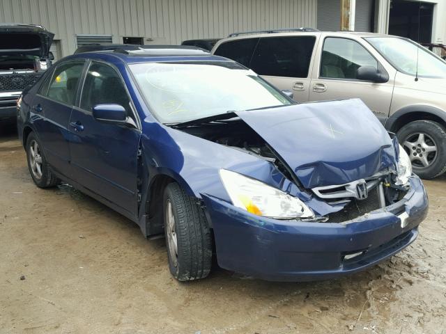 1HGCM56643A121883 - 2003 HONDA ACCORD EX BLUE photo 1