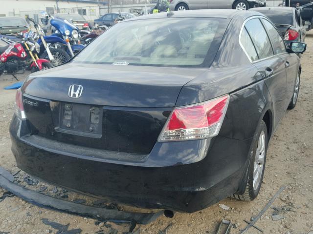 1HGCP26819A010143 - 2009 HONDA ACCORD EXL BLACK photo 4