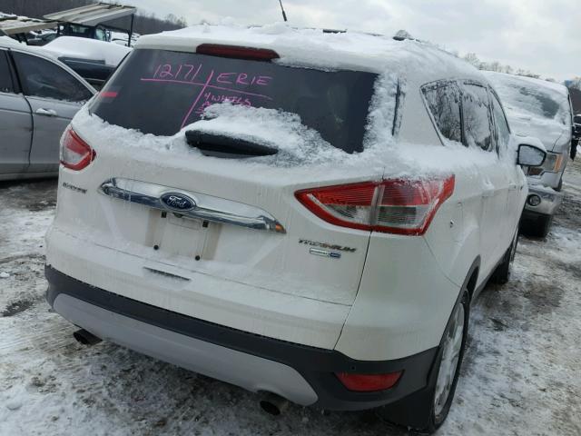 1FMCU9J90EUA91186 - 2014 FORD ESCAPE TIT WHITE photo 4