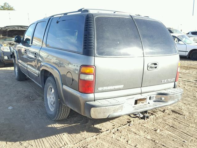 3GNFK16TXYG105784 - 2000 CHEVROLET SUBURBAN K GRAY photo 3