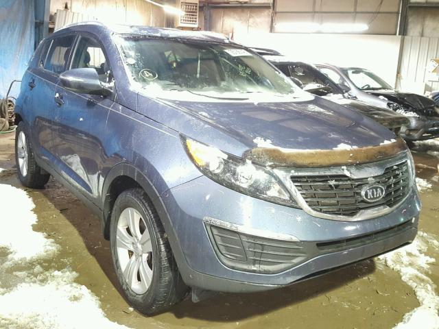 KNDPB3A22C7314772 - 2012 KIA SPORTAGE B BLUE photo 1