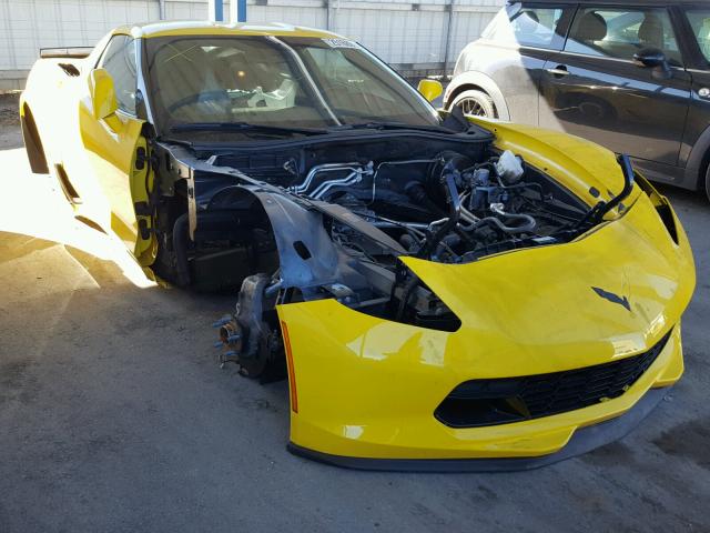 1G1YP2D67G5601887 - 2016 CHEVROLET CORVETTE 1 YELLOW photo 1