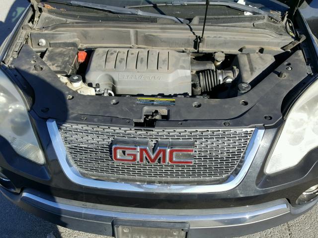 1GKER13748J298265 - 2008 GMC ACADIA SLE BLACK photo 7