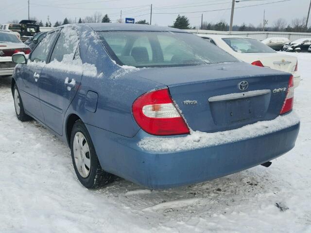 4T1BE32K44U925742 - 2004 TOYOTA CAMRY LE BLUE photo 3