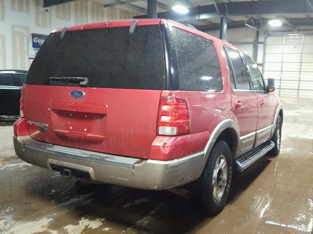 1FMPU18L33LB40730 - 2003 FORD EXPEDITION RED photo 4