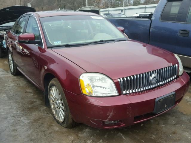 1MEHM43167G611752 - 2007 MERCURY MONTEGO PR MAROON photo 1