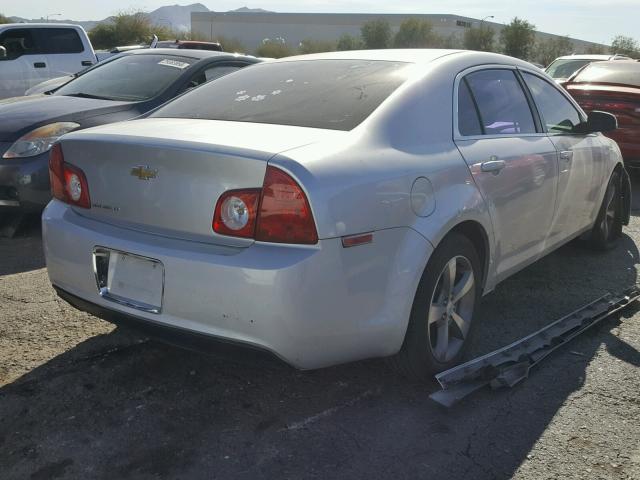 1G1ZC5E1XBF147318 - 2011 CHEVROLET MALIBU 1LT 银色 照片 4
