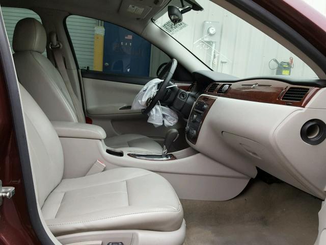 2G1WC58R079329694 - 2007 CHEVROLET IMPALA LT BURGUNDY photo 5