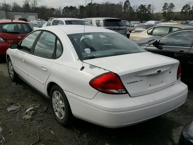 1FAFP52254A169275 - 2004 FORD TAURUS LX WHITE photo 3