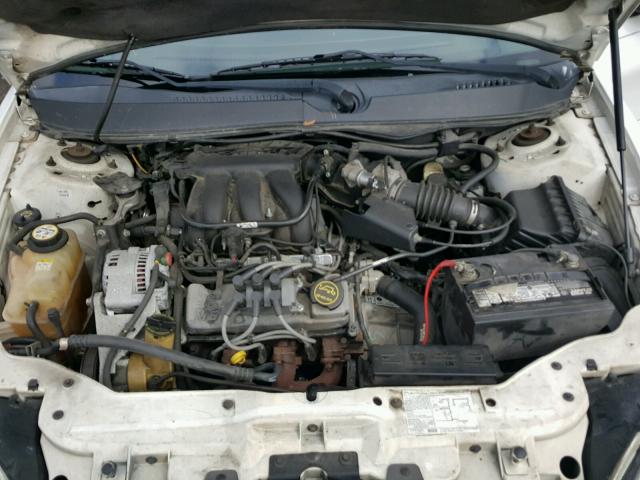 1FAFP52254A169275 - 2004 FORD TAURUS LX WHITE photo 7