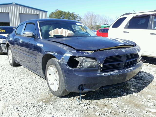 2B3KA43R96H447181 - 2006 DODGE CHARGER SE BLUE photo 1