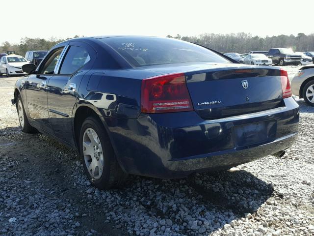 2B3KA43R96H447181 - 2006 DODGE CHARGER SE BLUE photo 3