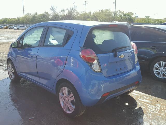 KL8CB6S92FC783103 - 2015 CHEVROLET SPARK LS BLUE photo 3