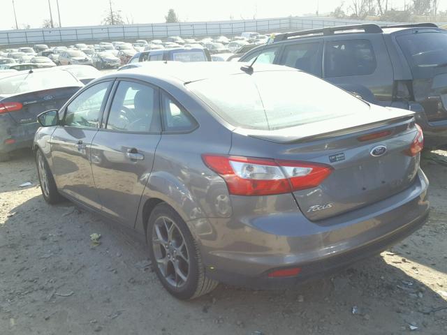 1FADP3F23DL336324 - 2013 FORD FOCUS SE GRAY photo 3