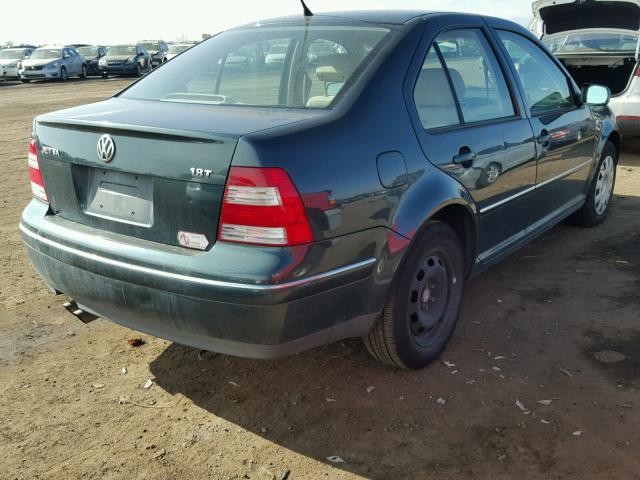 3VWRE69M54M029303 - 2004 VOLKSWAGEN JETTA GL GREEN photo 4