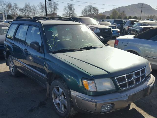 JF1SF6555YH726468 - 2000 SUBARU FORESTER S GREEN photo 1