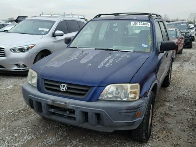 JHLRD2847WC008301 - 1998 HONDA CR-V LX BLUE photo 2