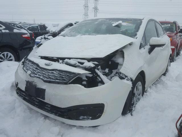 KNADM4A38F6458068 - 2015 KIA RIO LX Սպիտակ լուսանկար 2