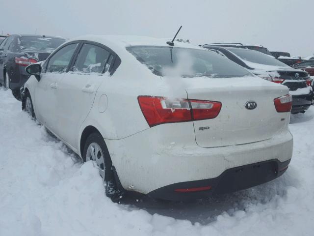 KNADM4A38F6458068 - 2015 KIA RIO LX Սպիտակ լուսանկար 3