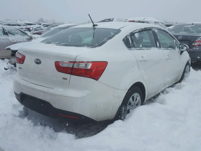 KNADM4A38F6458068 - 2015 KIA RIO LX Սպիտակ լուսանկար 4