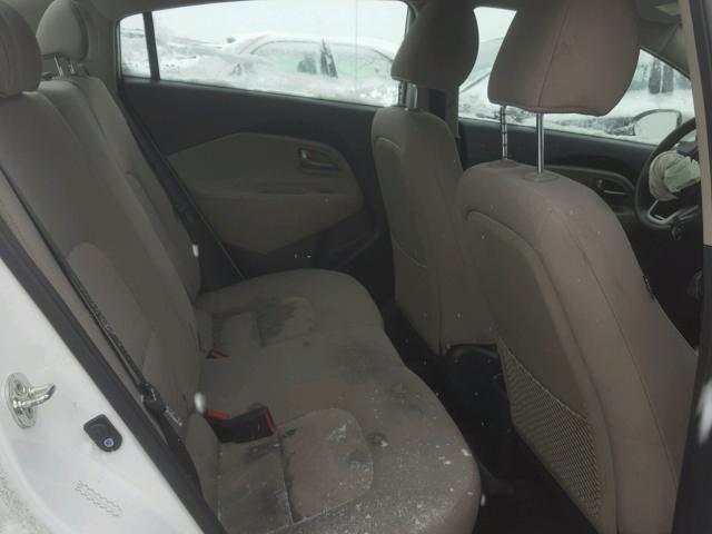 KNADM4A38F6458068 - 2015 KIA RIO LX Սպիտակ լուսանկար 6