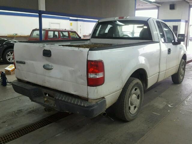 1FTRF12247NA05029 - 2007 FORD F150 WHITE photo 4