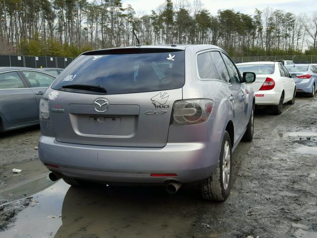 JM3ER29L480202993 - 2008 MAZDA CX-7 SILVER photo 4