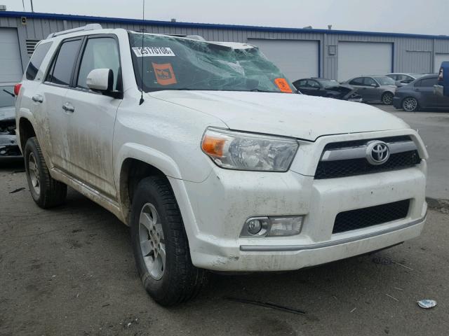 JTEBU5JR6A5009180 - 2010 TOYOTA 4RUNNER SR WHITE photo 1