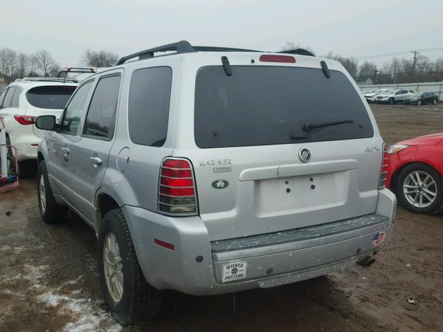 4M2CU97187KJ02515 - 2007 MERCURY MARINER PR SILVER photo 3