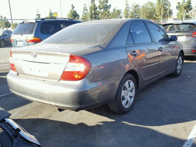 4T1BE32K54U874364 - 2004 TOYOTA CAMRY LE GRAY photo 4