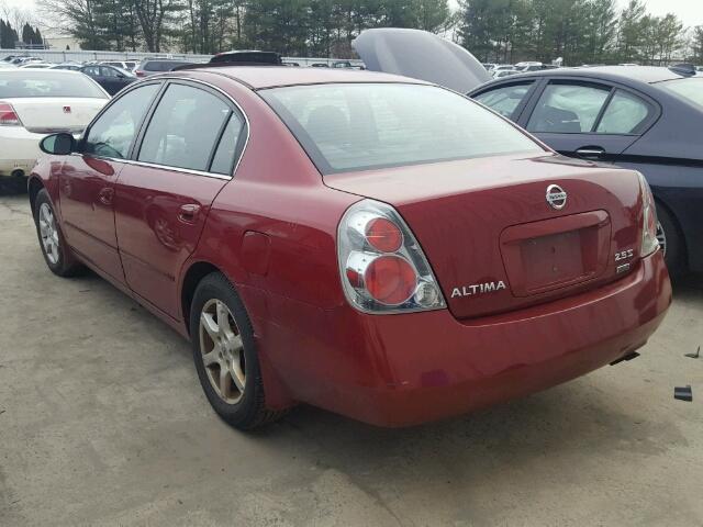 1N4AL11D86C245581 - 2006 NISSAN ALTIMA S MAROON photo 3