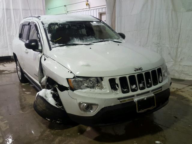 1C4NJDEB3CD655142 - 2012 JEEP COMPASS LA WHITE photo 1