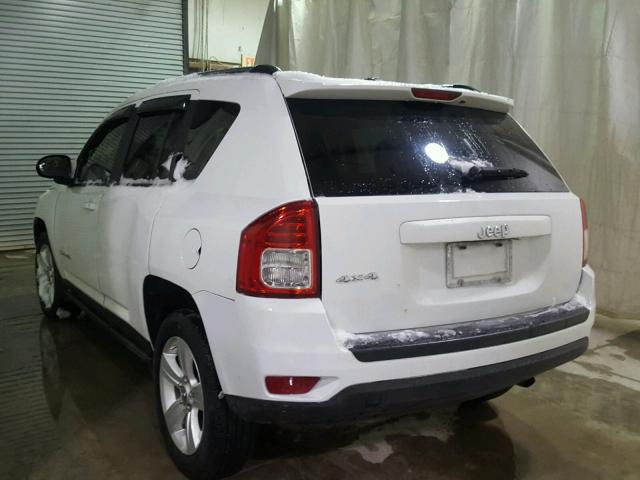 1C4NJDEB3CD655142 - 2012 JEEP COMPASS LA WHITE photo 3