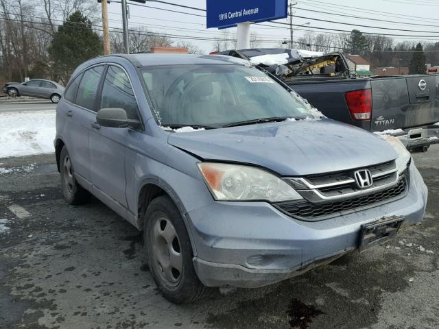 5J6RE4H3XAL008857 - 2010 HONDA CR-V LX BLUE photo 1